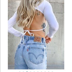 Vintage Levi’s 550 Wedgie mom straight  Jeans 28”